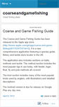 Mobile Screenshot of coarseandgamefishing.wordpress.com