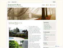 Tablet Screenshot of aaronwt.wordpress.com