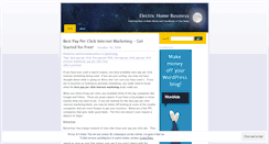 Desktop Screenshot of electrichomebusiness.wordpress.com