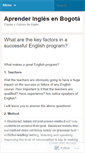 Mobile Screenshot of inglesbogota.wordpress.com