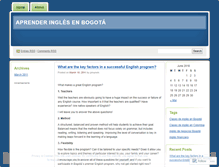Tablet Screenshot of inglesbogota.wordpress.com