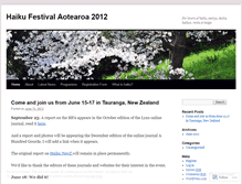 Tablet Screenshot of hfa2012.wordpress.com