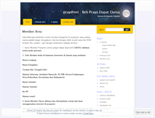 Tablet Screenshot of prayanet.wordpress.com