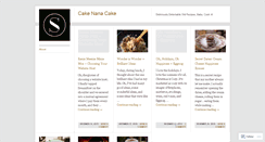 Desktop Screenshot of cakenana.wordpress.com