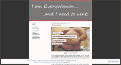 Desktop Screenshot of iameverywoman.wordpress.com