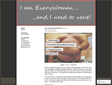 Tablet Screenshot of iameverywoman.wordpress.com