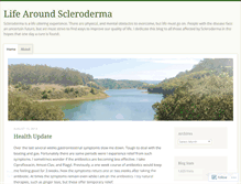 Tablet Screenshot of lifearoundscleroderma.wordpress.com