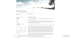 Desktop Screenshot of missingeliana.wordpress.com