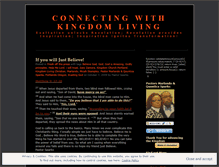 Tablet Screenshot of kingdomlivingcc.wordpress.com