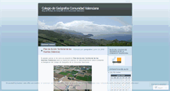 Desktop Screenshot of geografoscomunidadvalenciana.wordpress.com