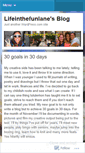 Mobile Screenshot of lifeinthefunlane.wordpress.com