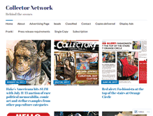 Tablet Screenshot of collectormagazine.wordpress.com