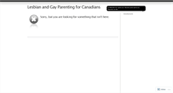 Desktop Screenshot of canadianrainbow.wordpress.com