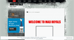 Desktop Screenshot of madroyals.wordpress.com
