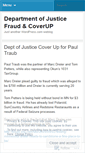 Mobile Screenshot of doj2coverup4corruption.wordpress.com