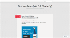 Desktop Screenshot of candacesams.wordpress.com