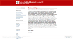Desktop Screenshot of nemerhaddadexecutivesecurity.wordpress.com