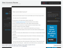 Tablet Screenshot of mymarkhoversonreview.wordpress.com