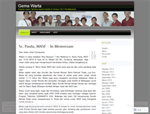 Tablet Screenshot of gemawarta.wordpress.com