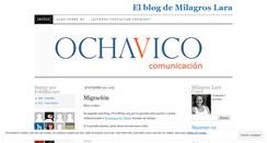 Desktop Screenshot of milagroslara.wordpress.com