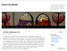 Tablet Screenshot of greenteabottle.wordpress.com