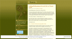 Desktop Screenshot of naiux.wordpress.com