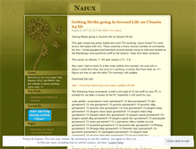 Tablet Screenshot of naiux.wordpress.com