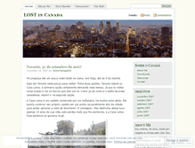 Tablet Screenshot of lostincanada2007.wordpress.com