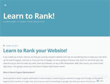 Tablet Screenshot of learntorank.wordpress.com