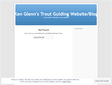 Tablet Screenshot of kenglennstroutguiding.wordpress.com