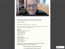 Tablet Screenshot of charlesabowman.wordpress.com
