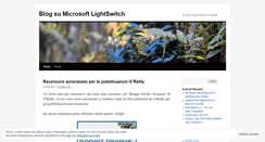 Desktop Screenshot of lightswitchitalia.wordpress.com