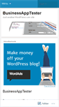 Mobile Screenshot of businessapptester.wordpress.com