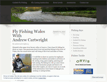 Tablet Screenshot of flyfishingwales.wordpress.com