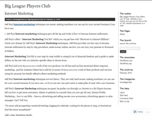 Tablet Screenshot of bigleagueplayersclub.wordpress.com