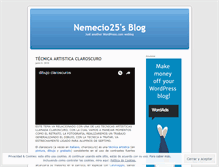 Tablet Screenshot of nemecio25.wordpress.com