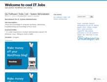 Tablet Screenshot of coolitjobs.wordpress.com