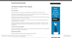 Desktop Screenshot of homemoviesfanatic.wordpress.com