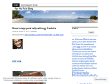 Tablet Screenshot of faihofu.wordpress.com