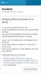 Mobile Screenshot of mudare.wordpress.com