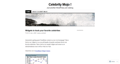 Desktop Screenshot of celebritytrendmojo.wordpress.com