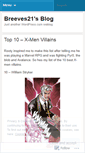 Mobile Screenshot of breeves21.wordpress.com