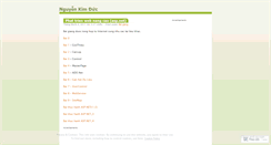 Desktop Screenshot of nguyenkimduc.wordpress.com