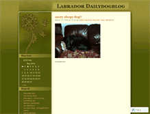 Tablet Screenshot of dailydogblog.wordpress.com