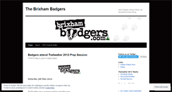 Desktop Screenshot of brixhambadgers.wordpress.com