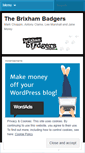 Mobile Screenshot of brixhambadgers.wordpress.com