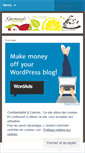 Mobile Screenshot of gourmandemaispastrop.wordpress.com