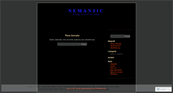 Desktop Screenshot of nemanjic.wordpress.com