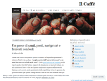 Tablet Screenshot of giornaleilcaffe.wordpress.com