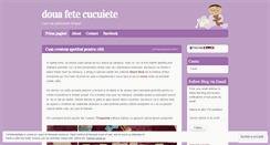 Desktop Screenshot of douafetecucuiete.wordpress.com